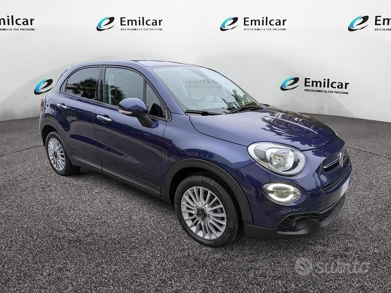 Usata Fiat 500X Connect 130 CV (95 kW) 2021 Blu SUV