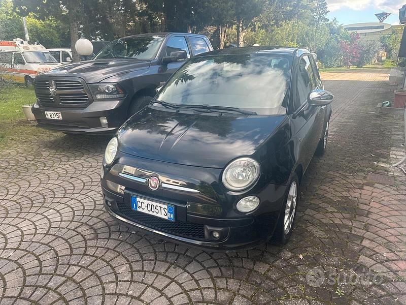 Usata Fiat 500 Lounge 69 CV (50 kW) 2009 Nero Berlina