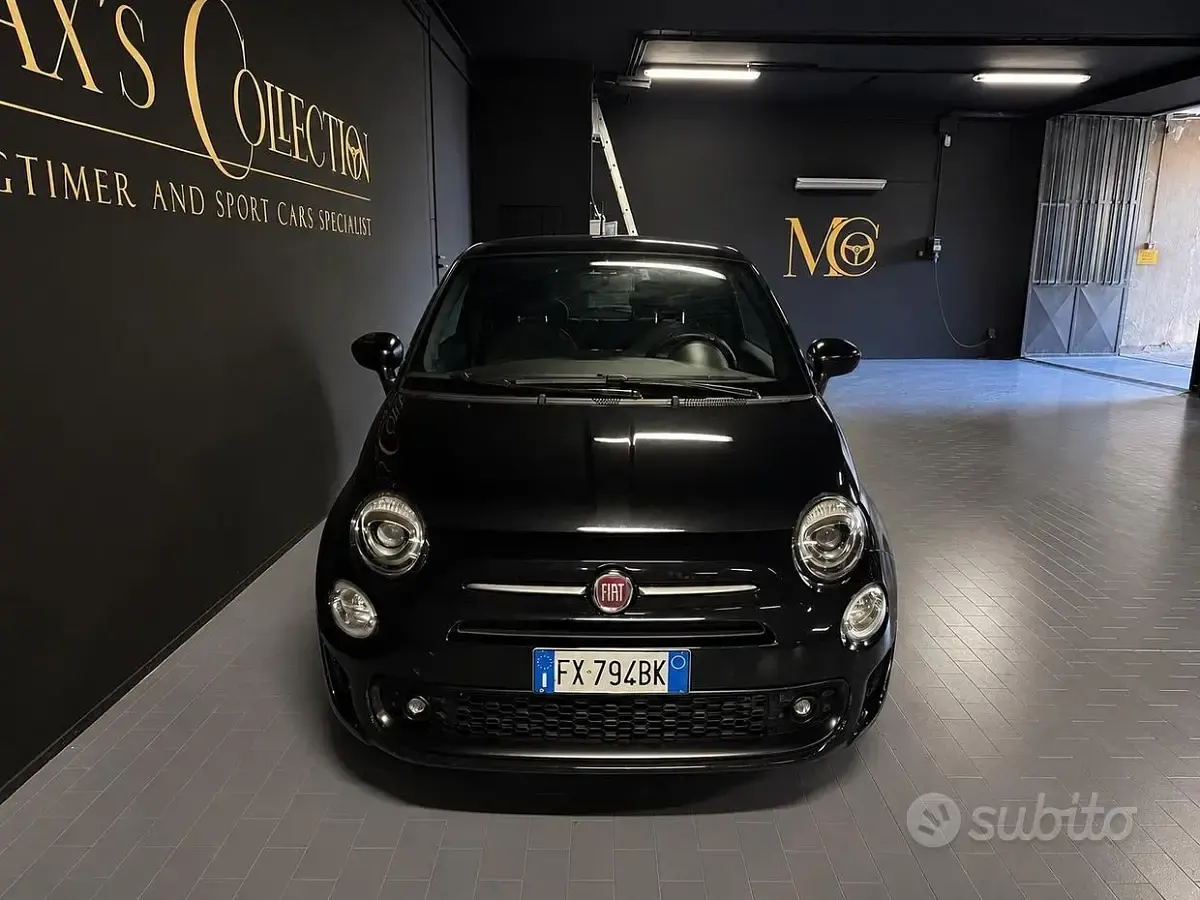 Usata Fiat 500S Sport 69 CV (50 kW) 2019 Nero Berlina