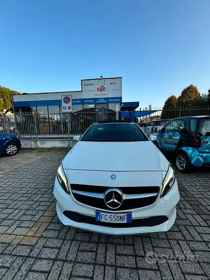 Usata Mercedes A200 Premium 136 CV (100 kW) 2016 Bianco Berlina