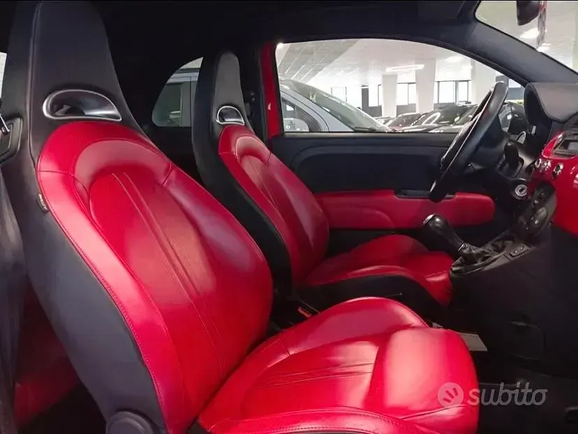 Usata Abarth 595C Turismo 160 CV (117 kW) 2013 Rosso Cabrio
