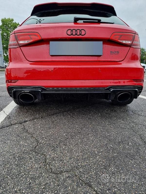 Usata Audi A3 Ambiente 150 CV (110 kW) 2017 Rosso Berlina