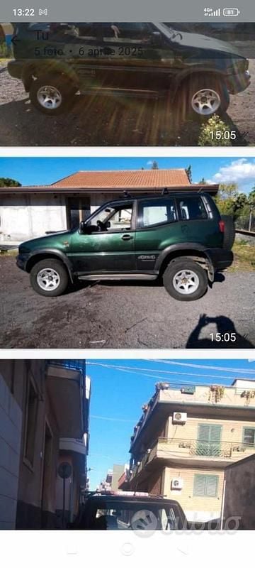 Usata Nissan Terrano 125 CV (91 kW) 1998 Verde SUV