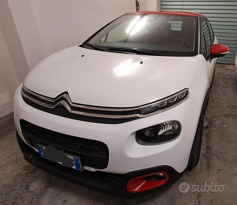 Usata Citroën C3 Shine 102 CV (75 kW) 2019 Bianco Utilitaria