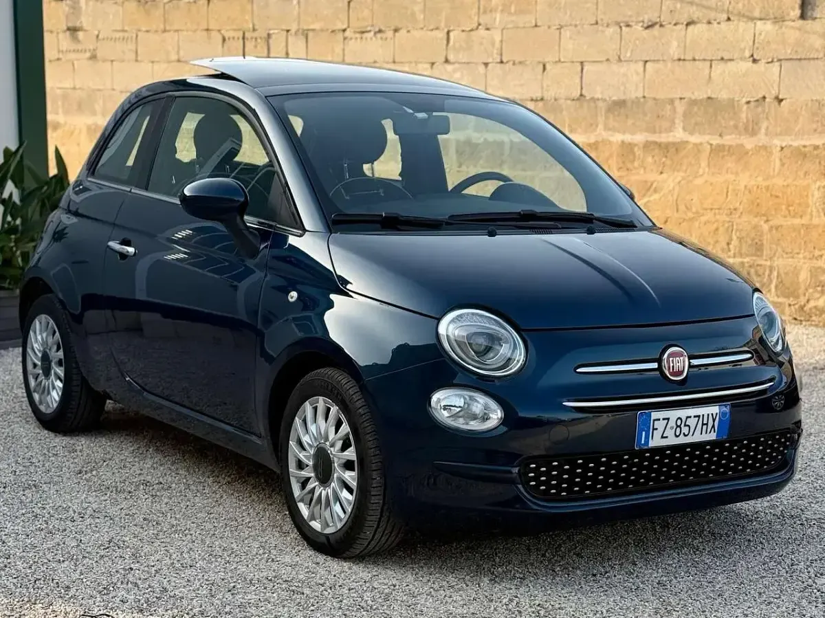 Usata Fiat 500 Lounge 69 CV (50 kW) 2019 Blu dipinto di blu Utilitaria