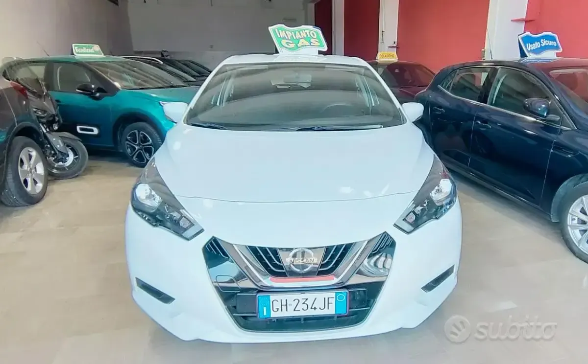 Usata Nissan Micra Acenta 87 CV (63 kW) 2021 Bianco Utilitaria