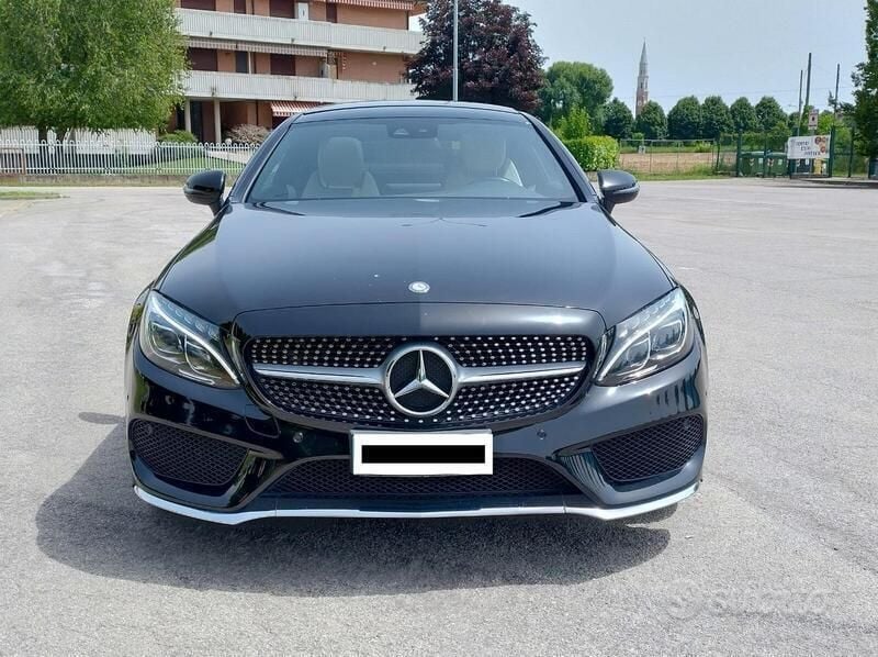 Usata Mercedes C250 Premium Plus 204 CV (150 kW) 2017 Nero Coupé