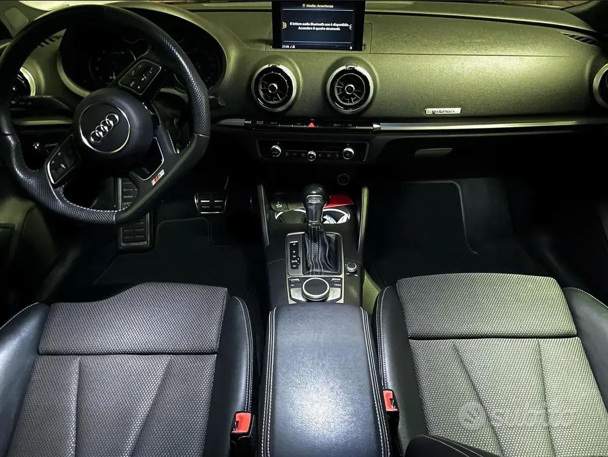 Usata Audi A3 S-Line 131 CV (96 kW) 2019 Nero Berlina