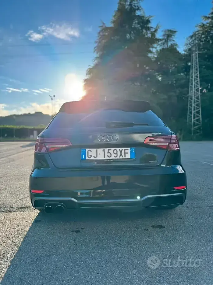 Usata Audi A3 190 CV (139 kW) 2022 Nero Berlina