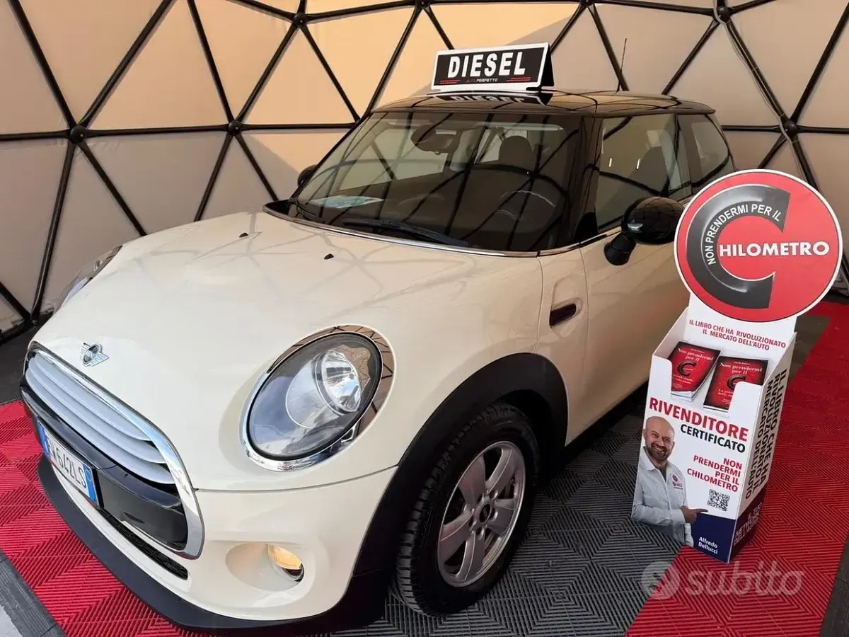Begagnad Mini Cooper D 95 HK (69 kW) 2014 Beige Halvkombi