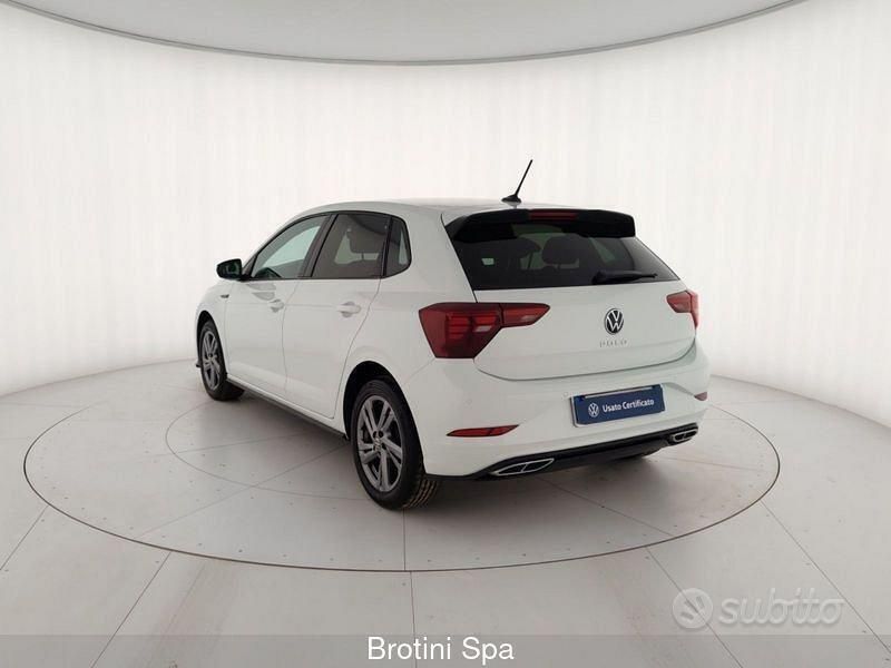 Usata VW Polo R-line 95 CV (69 kW) 2022 Bianco Berlina