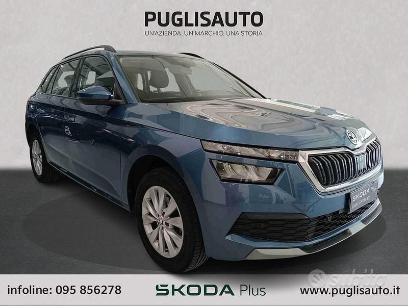 Usata Skoda Kamiq Ambition 90 CV (66 kW) 2021 Azzurro SUV