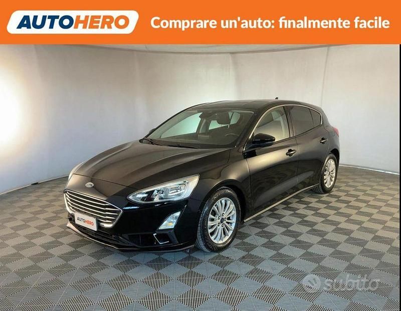 Usata Ford Focus Titanium 120 CV (88 kW) 2019 Nero Berlina