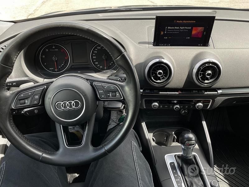 Usata Audi A3 Sportback 110 CV (80 kW) 2016 Blu Utilitaria