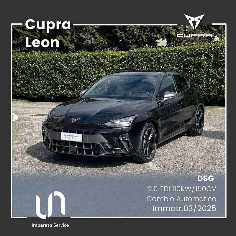 Usata Cupra Leon 150 CV (110 kW) 2025 Nero midnight Berlina