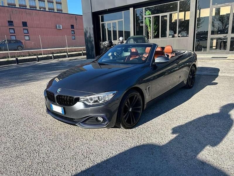Usata BMW 420 Sport Line 184 CV (135 kW) 2016 Grigio Cabrio