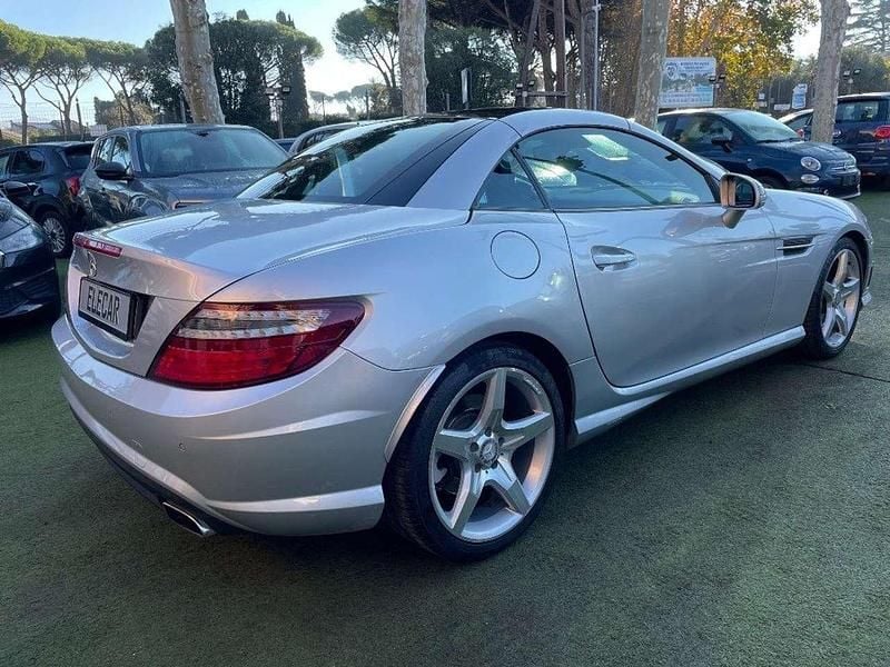 Usata Mercedes SLK200 Premium 184 CV (135 kW) 2012 Argento Cabrio