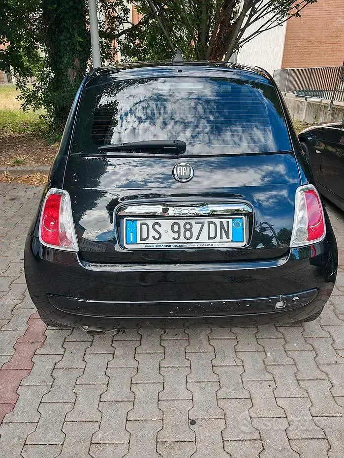 Usata Fiat 500 69 CV (50 kW) 2008 Nero Berlina
