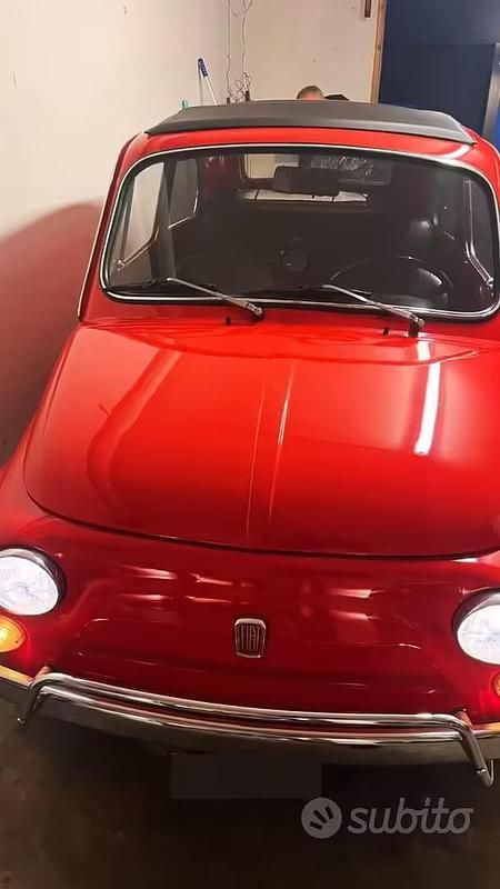 Usata Fiat 500 1970 Rosso Utilitaria