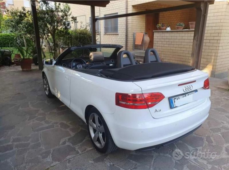Usata Audi A3 Cabriolet 105 CV (77 kW) 2011 Bianco Cabrio
