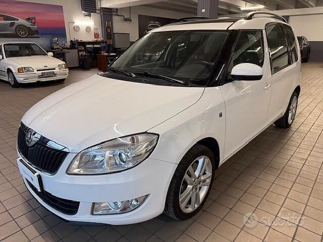 Usata Skoda Roomster Ambition 75 CV (55 kW) 2013 Bianco Monovolume