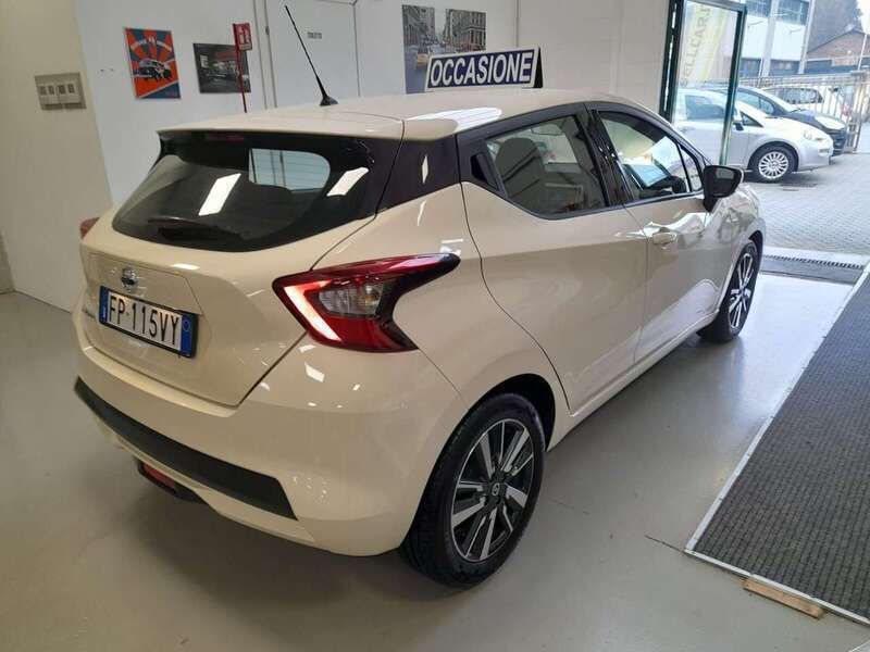 Usata Nissan Micra Visia 71 CV (52 kW) 2018 Bianco Utilitaria