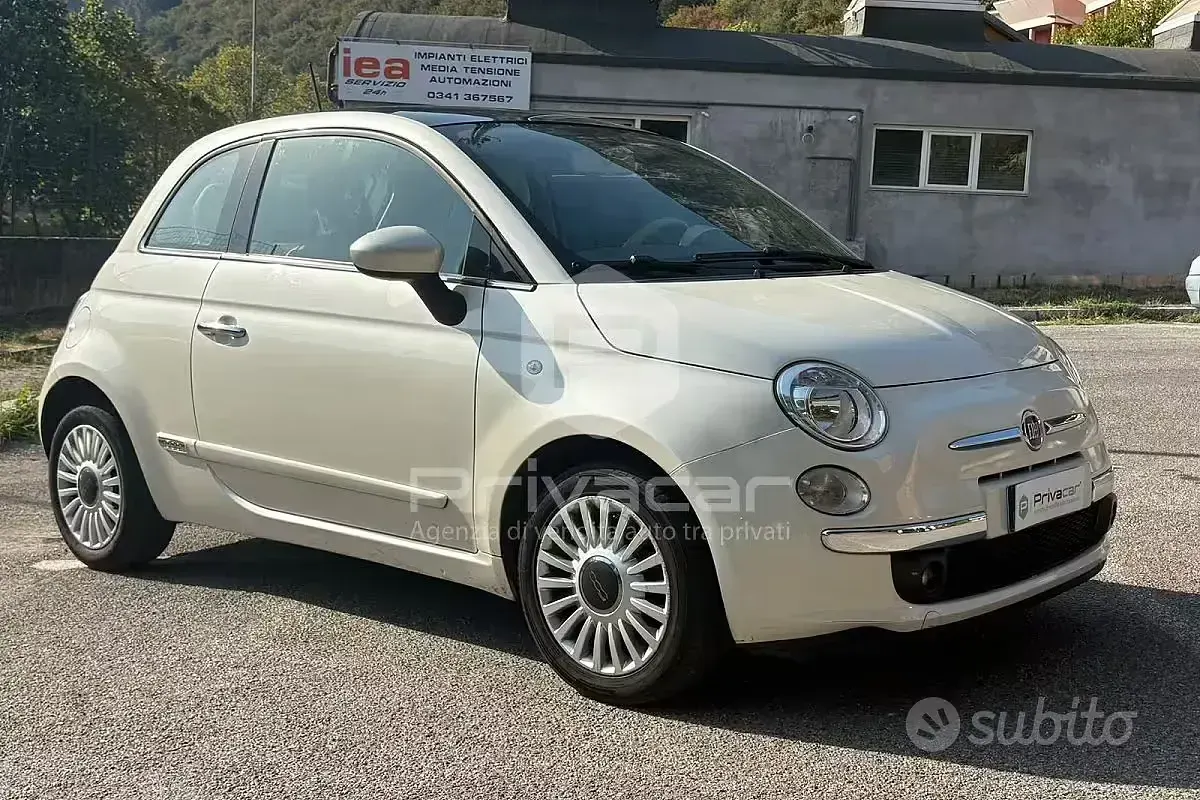 Usata Fiat 500 Lounge 69 CV (50 kW) 2013 Bianco Utilitaria