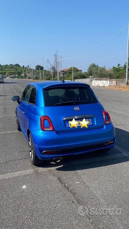 Usata Fiat 500 Sport 69 CV (50 kW) 2019 Blu Berlina