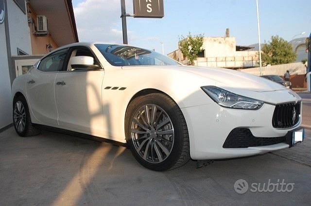 Usata Maserati Ghibli 250 CV (183 kW) 2014 Bianco Berlina