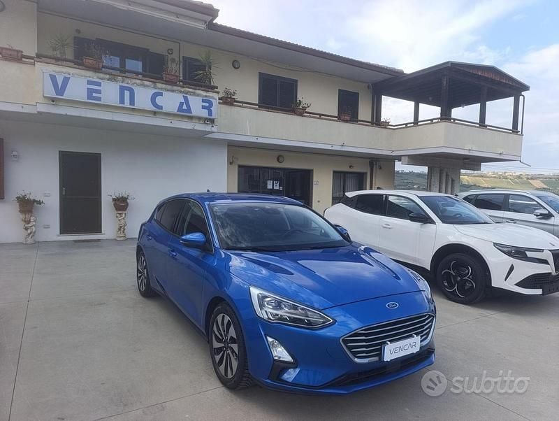 Usata Ford Focus Business Edition 120 CV (88 kW) 2019 Blu Berlina