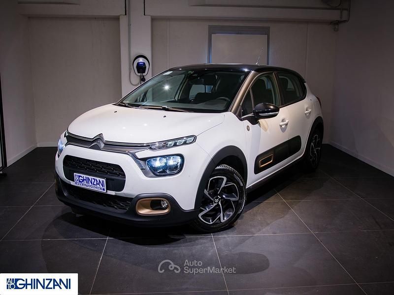Usata Citroën C3 Feel 83 CV (61 kW) 2022 Bianco tetto nero Utilitaria