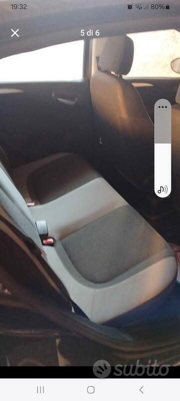 Usata Fiat Punto 95 CV (69 kW) 2012 Nero Utilitaria