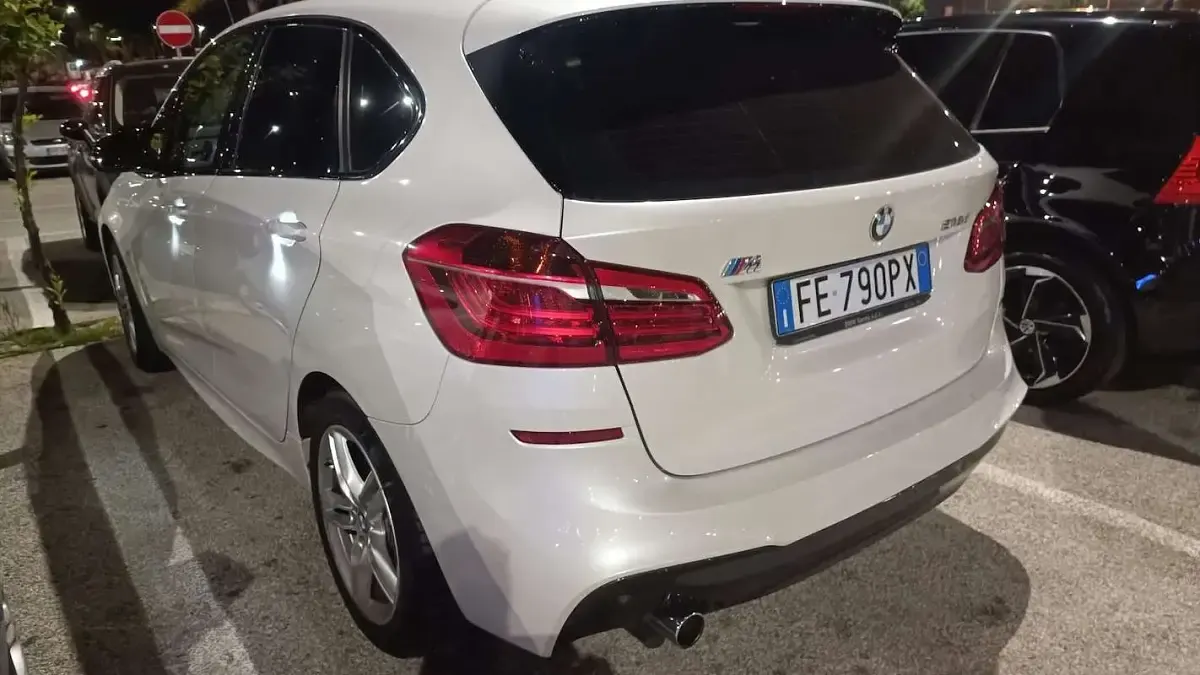 Usata BMW 218 Active Tourer M Sport 150 CV (110 kW) 2016 Bianco Monovolume