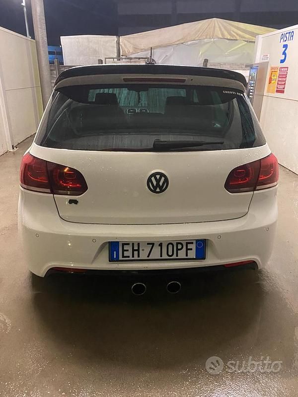 Usata VW Golf VI R 2011 Bianco Utilitaria