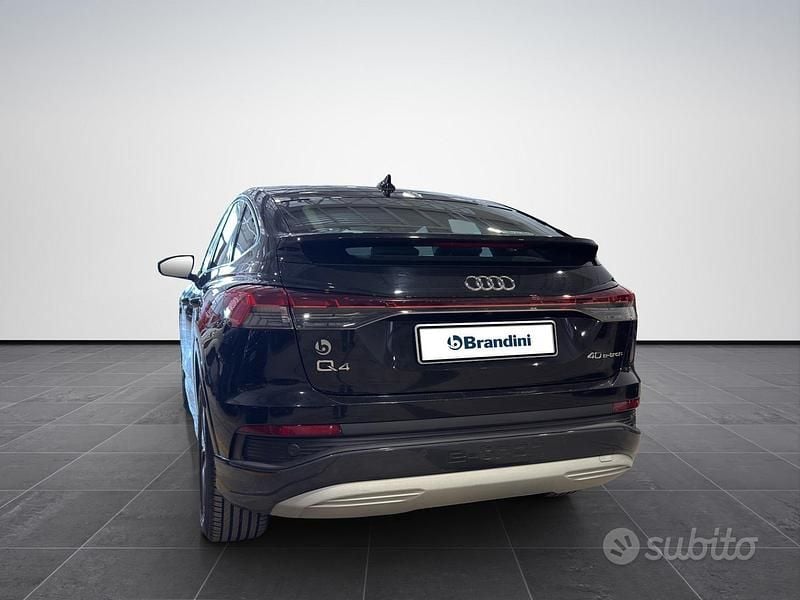 Usata Audi Q4 Sportback e-tron Comfort 150 kW (204 CV) 2022 Nero SUV