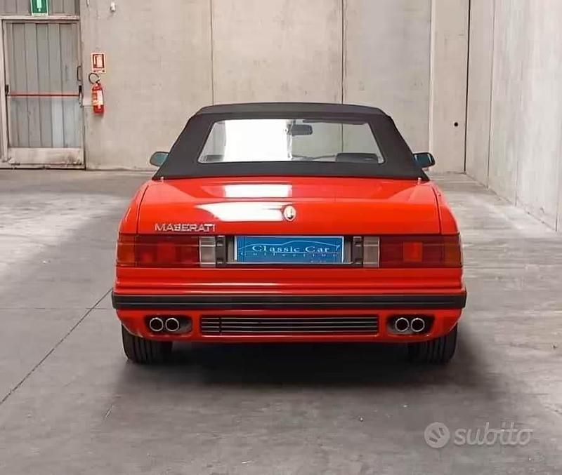 Usata Maserati Biturbo 224 CV (164 kW) 1991 Rosso Cabrio