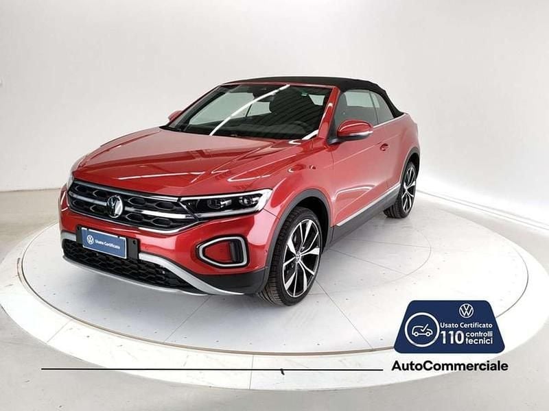 Usata VW T-Roc Cabriolet Style 150 CV (110 kW) 2024 Rosso Cabrio