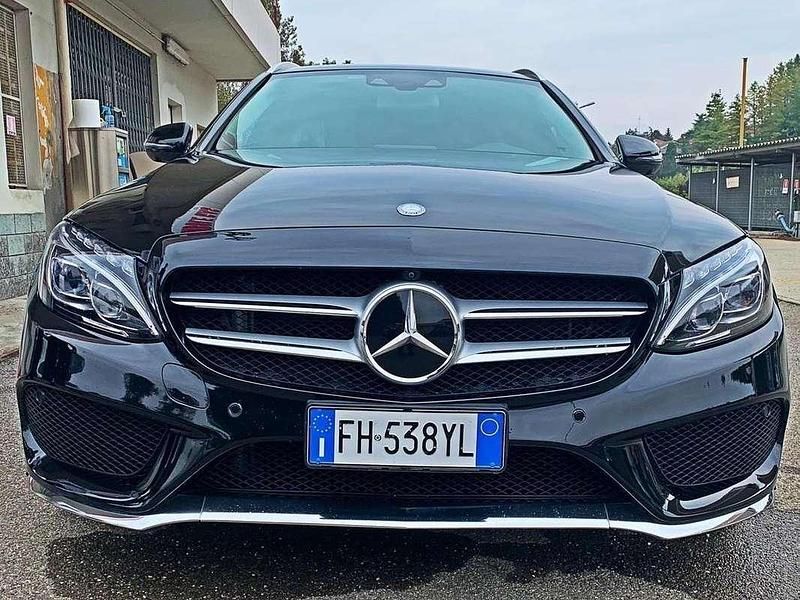 Usata Mercedes C250 Premium 204 CV (150 kW) 2017 Nero Station wagon