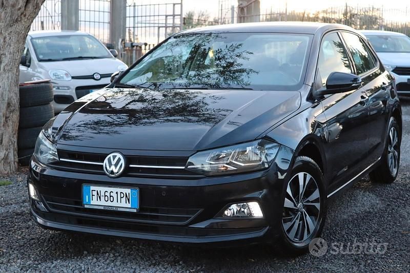 Usata VW Polo Comfortline 65 CV (47 kW) 2018 Nero Utilitaria