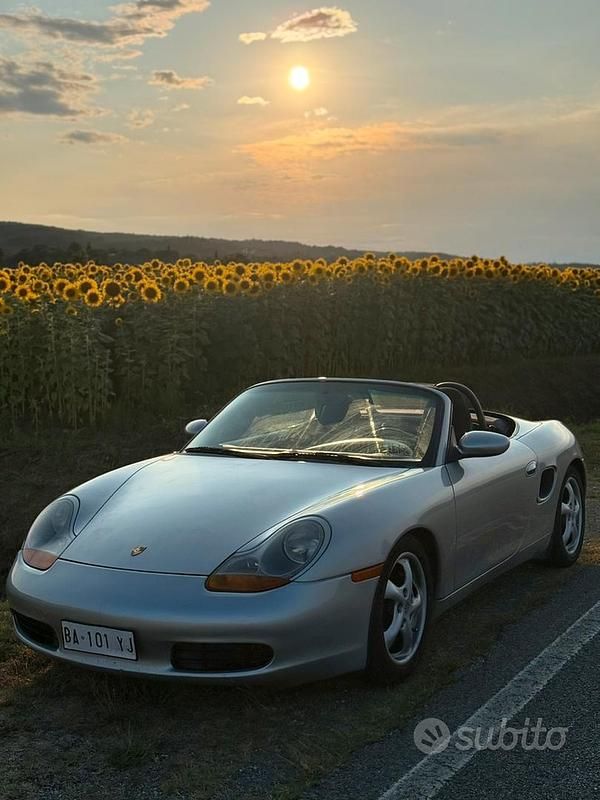 Usata Porsche Boxster 204 CV (150 kW) 1998 Grigio Cabrio