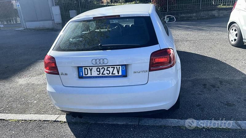 Usata Audi A3 140 CV (102 kW) 2009 Bianco Utilitaria