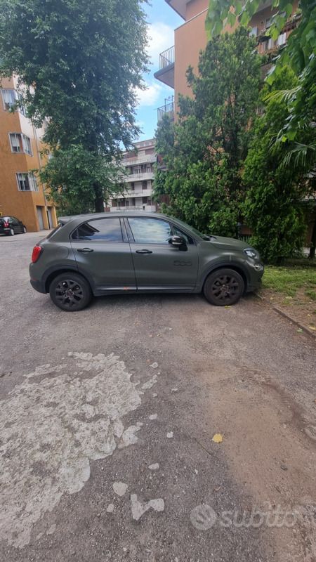 Usata Fiat 500X S 120 CV (88 kW) 2018 Verde SUV