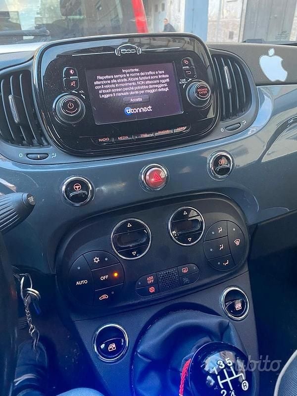 Usata Fiat 500 69 CV (50 kW) 2019 Grigio Cabrio