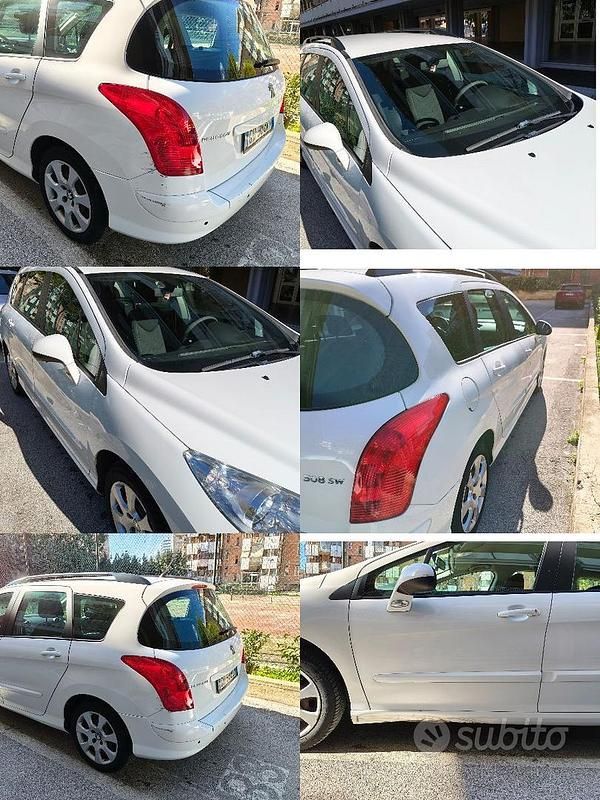 Usata Peugeot 308 SW Business-Line 93 CV (68 kW) 2013 Bianco Station wagon