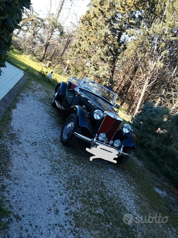 Nero Usata 1950 MG TD Cabrio | 37.500 € - Immagine 1/4
