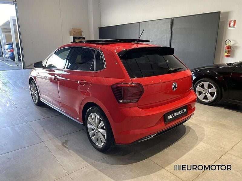Usata VW Polo Highline 95 CV (69 kW) 2018 Rosso Utilitaria