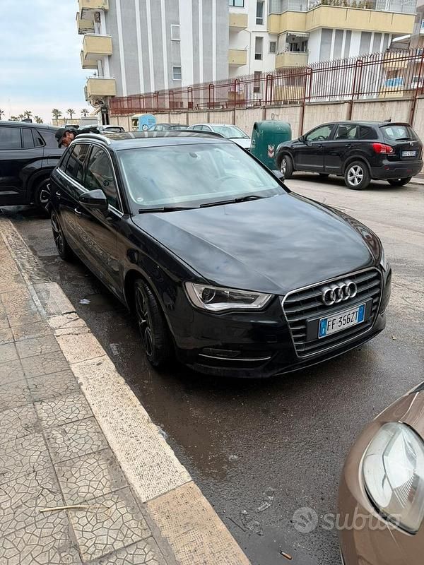 Usata Audi A3 102 CV (75 kW) 2016 Nero Utilitaria