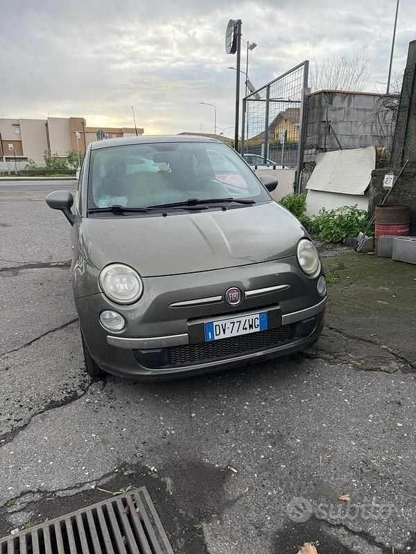 Usata Fiat 500 75 CV (55 kW) 2009 Verde Berlina