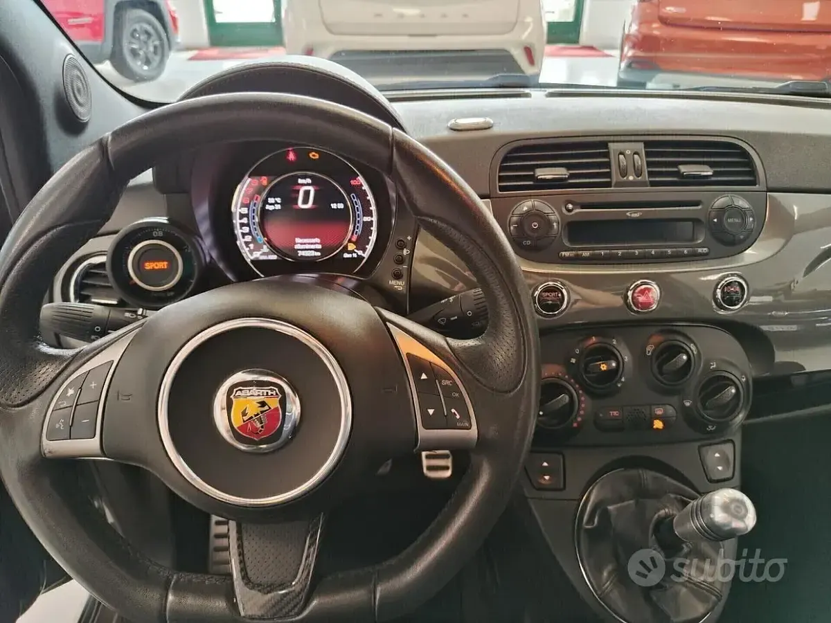 Usata Abarth 500 Custom 135 CV (99 kW) 2015 Grigio Utilitaria