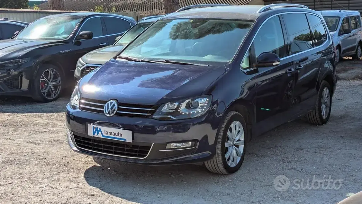 Usata VW Sharan 150 CV (110 kW) 2017 Bluazzurro Monovolume
